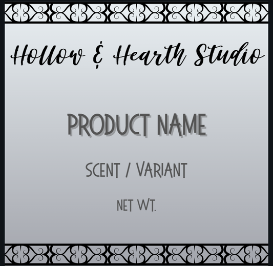 Simple Product Label Template – Editable Canva File
