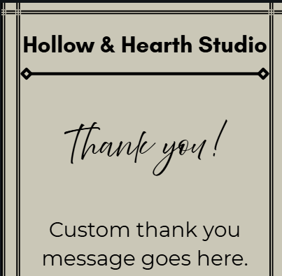 Packaging Insert Card Template – Editable Canva File